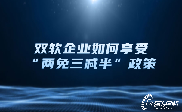 雙軟企業如何享受“兩免三減半”政策.jpg