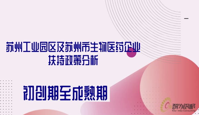 蘇州工業園區及蘇州市生物醫藥企業扶持政策分析（初創期至成熟期）.jpg